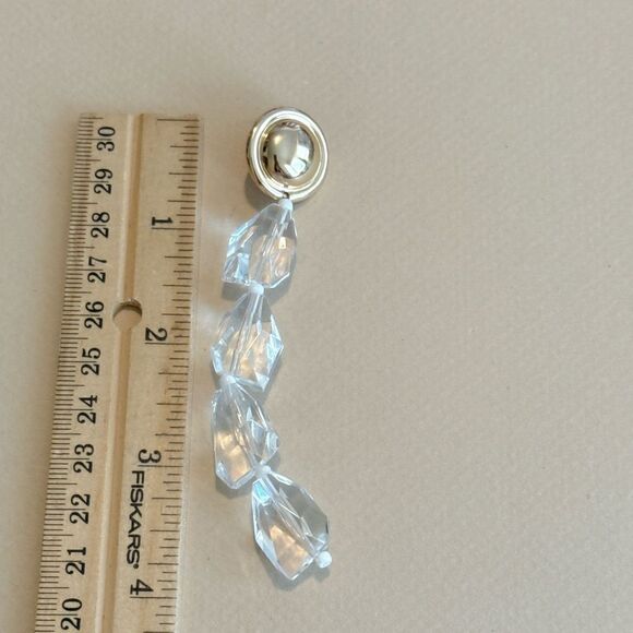 Crystal drop earrings M1003 - Picture 4 of 4